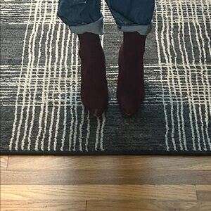 Marc Fisher Burgundy Ankle Boots